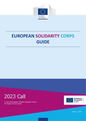 European solidarity corps guide 2023