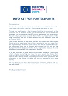 Info kit European Solidarity Corps
